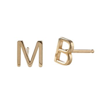 Maya Brenner Initial Earring
