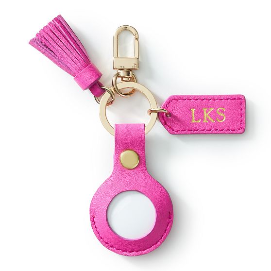 Leather Tassel Keychain for AirTag