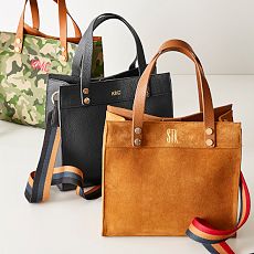 Suede Crossbody Bags + Backpacks | Mark and Graham