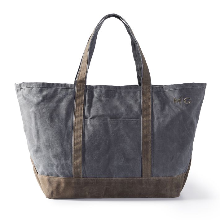 ● bygrey ● canvas Paper bag _ stitch M ○ bygrey ○ canvas paperbag black M