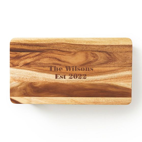 Acacia Wood Footed Cheese Board