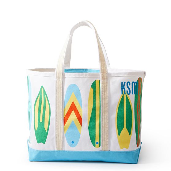 Printed Canvas Tote
