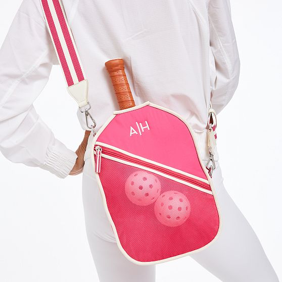 Sporty Stripe Pickleball Crossbody Bag