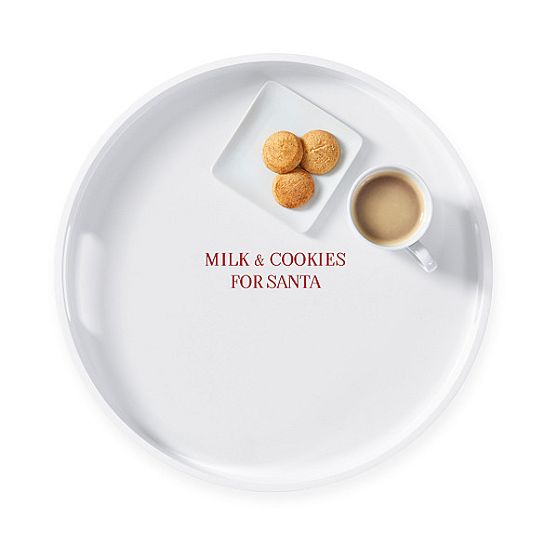 Lacquer Circle Serving Tray