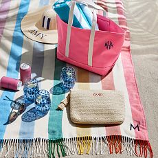 Colorful Stripe Waterproof Picnic Blanket