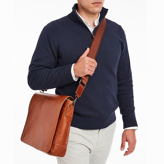 Graham Leather Messenger Bag