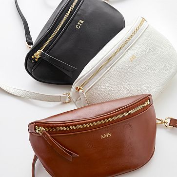 Leather Crossbody Sling Bag