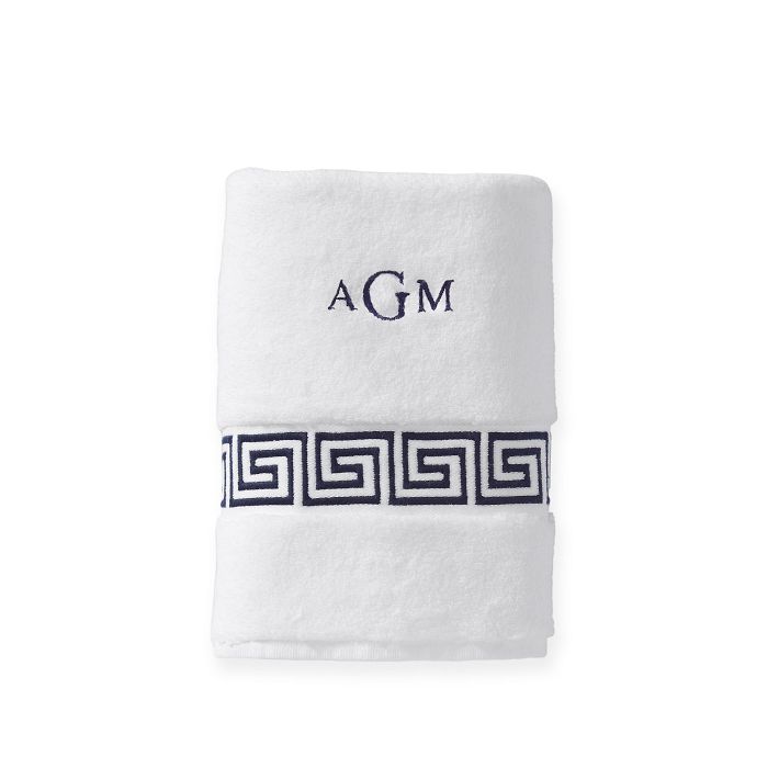Hydrocotton&#160;Greek&#160;Key&#160;Hand Towel, Set of 4