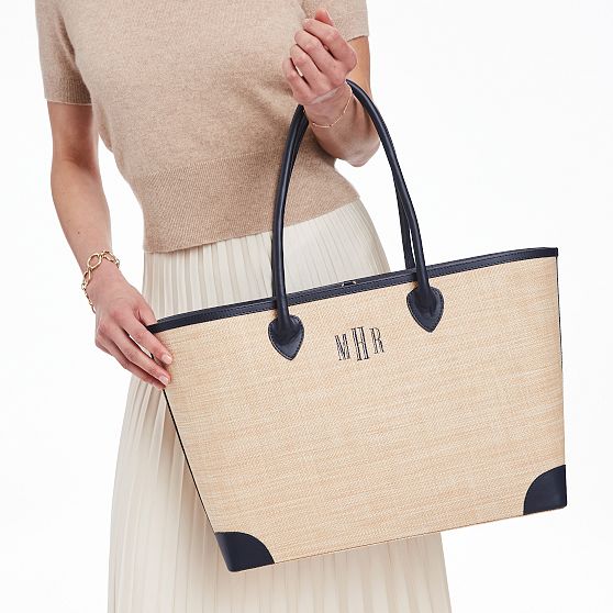 Montauk Raffia Tote