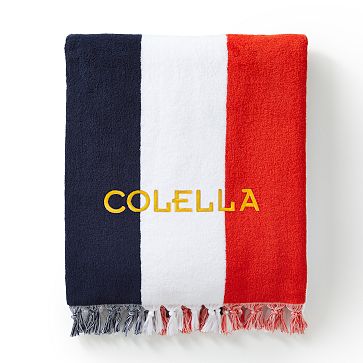 Multi-Stripe Beach Towel