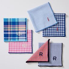Patterned Handkerchief, Set of 2