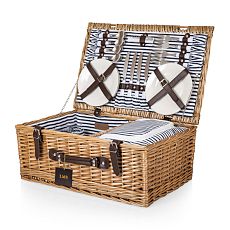 Belmont Picnic Basket, Set for 4