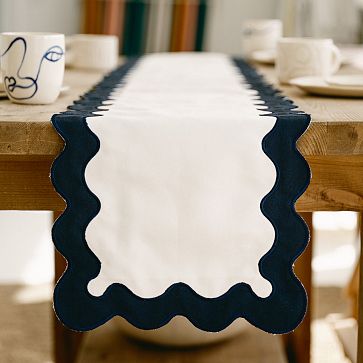 Business & Pleasure Wavy Table Runner