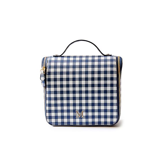 Gingham Hanging Cosmetics Case