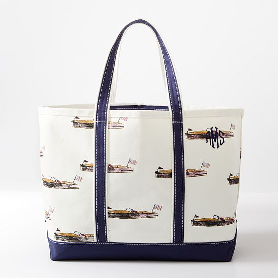 Printed Canvas Tote