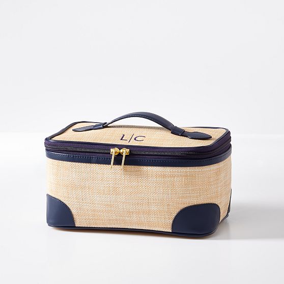 Montauk Raffia Travel Pouch