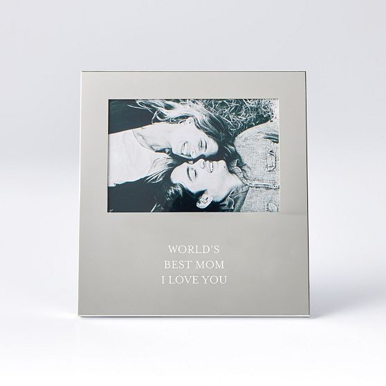 Silver Message Photo Frame