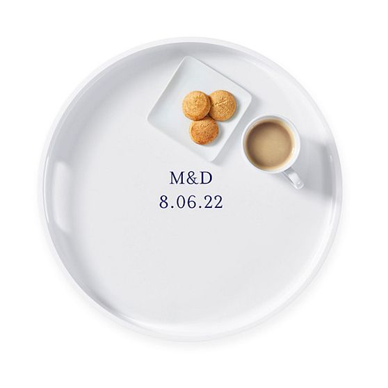 Lacquer Circle Serving Tray