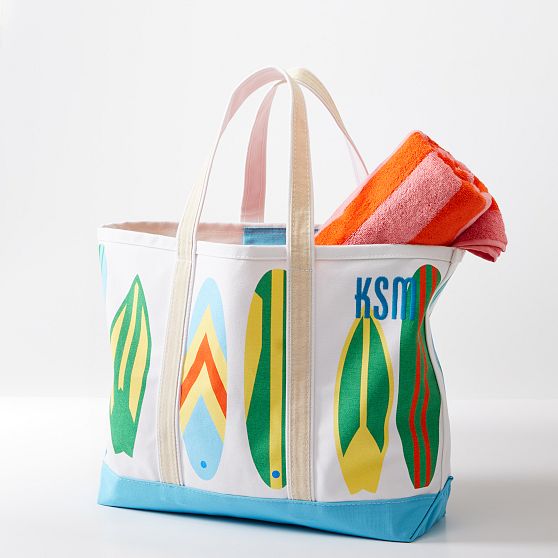 Printed Canvas Tote