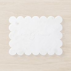 Scalloped Marble Cheese Board