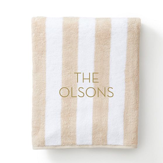 Cabana Stripe Beach Towel