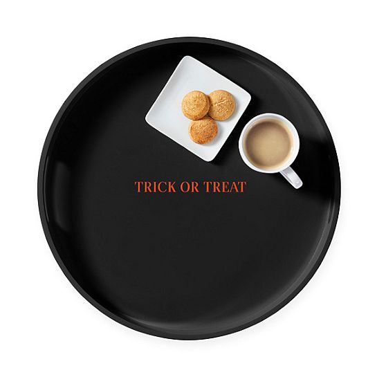 Lacquer Circle Serving Tray