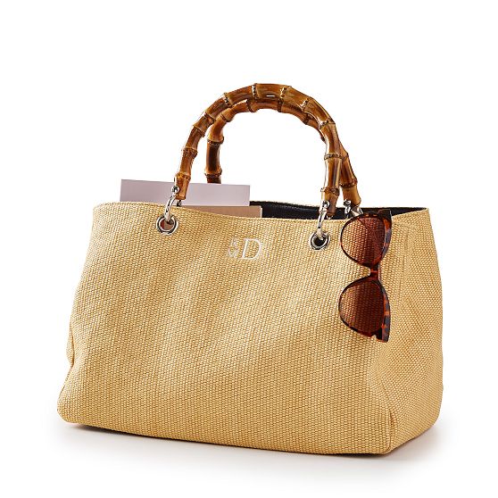 Bamboo Elisabetta Raffia Handbag