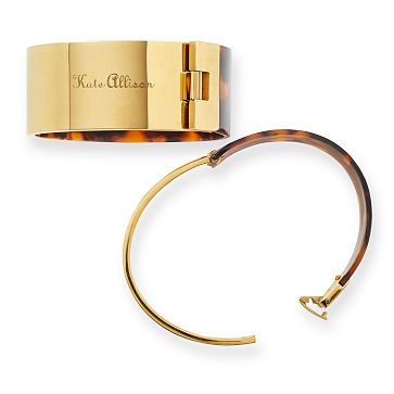 Tortoise and Gold Bangle