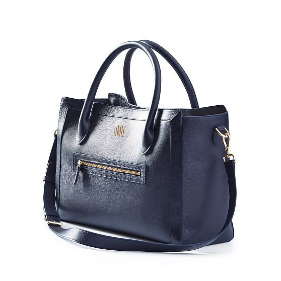 Zoe Leather Work Tote