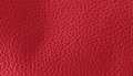 Red Pebbled Leather