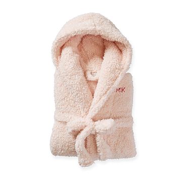 Cozy Sherpa Robe, X-Small-Small, Blush