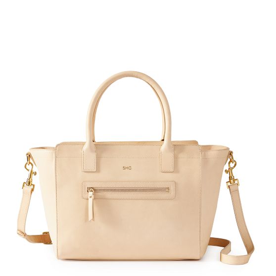 Hayden Leather Zip-Top Tote | Mark and Graham