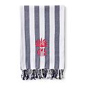 Cabana Stripe Lightweight Turkish Towel, Navy