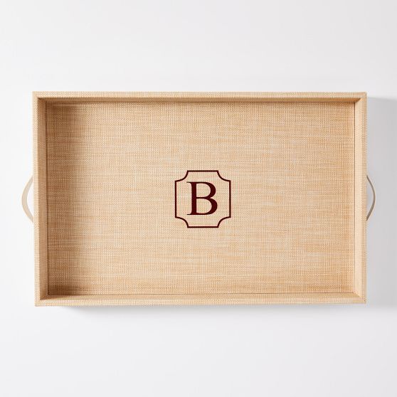 Montauk Raffia Tray
