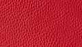 Red Pebbled Leather