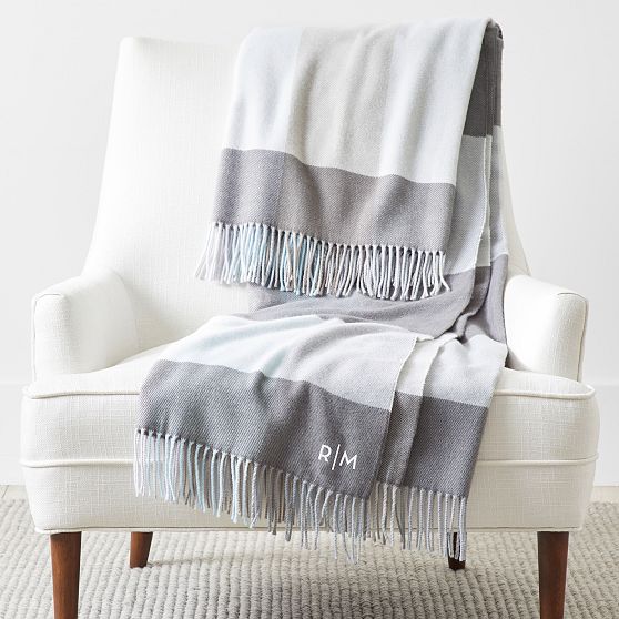 Italian Colourblock Throw Blanket