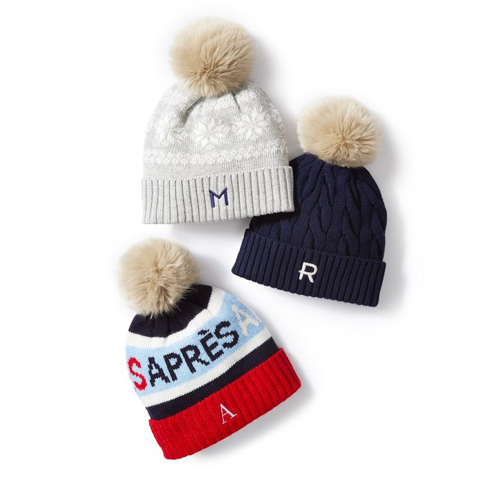 Apr&#232;s Ski Pom Pom Hat
