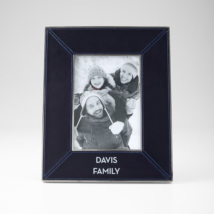 Leather and Silver Photo Frame