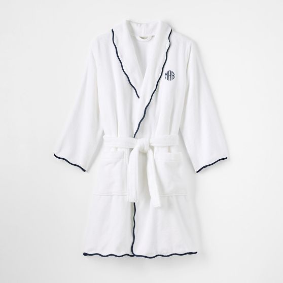 Hydrocotton Scalloped Bath Robe