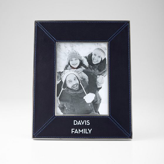 Leather and Silver Photo Frame