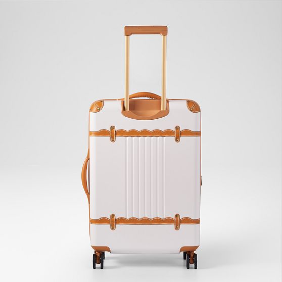 Mark &amp; Graham x Jennifer Lake Scalloped Expandable Checked Luggage