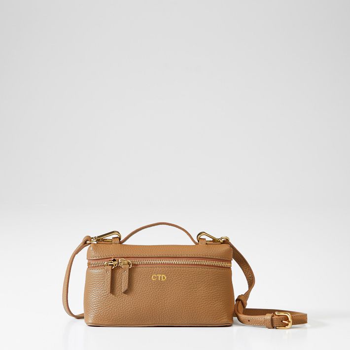 PIERCING S レザーTOP HANDLE BAG Top Handle Leather Crossbody Bag | Mark and Graham