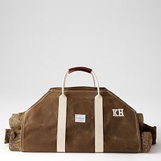 Mark & Graham x Steele Waxed Canvas Log Carrier