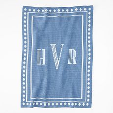 Monogrammed Baby Stroller Blanket