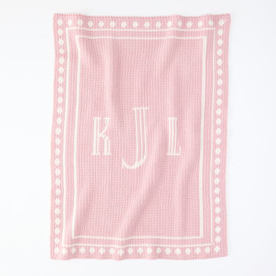 Monogrammed Baby Stroller Blanket