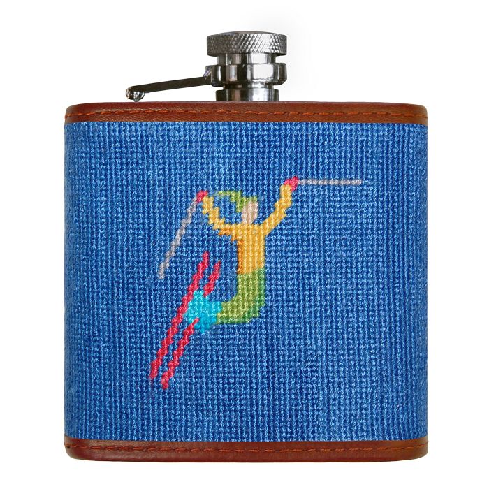 Smathers &amp; Branson Needlepoint Flask