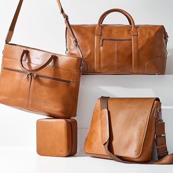 Graham Leather Messenger Bag