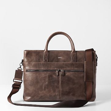 Graham Leather Briefcase Bag