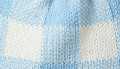 Gingham Light Blue-Ivory