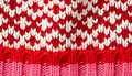 Patterned Red-Pink